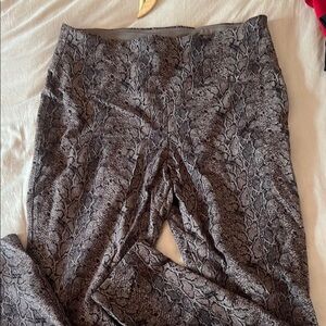 Snakeskin Print Leggings